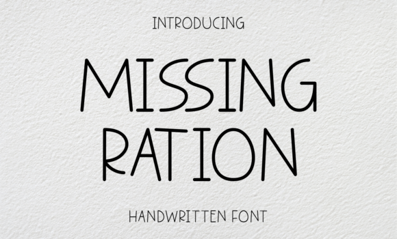 Missing Ration Font - Featured Image