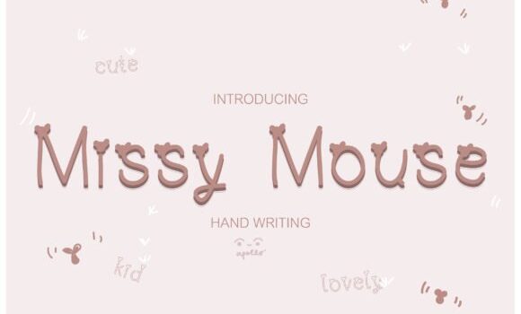 Missy Mouse Font Fonts Free Download Missy Mouse Font - Featured Image