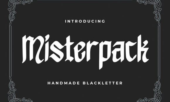 Misterpack Font - Featured Image