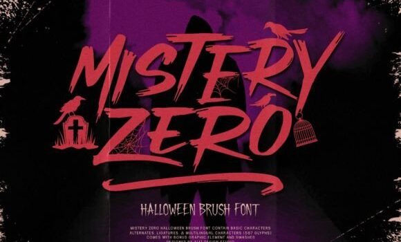 Mistery Zero Font - Featured Image