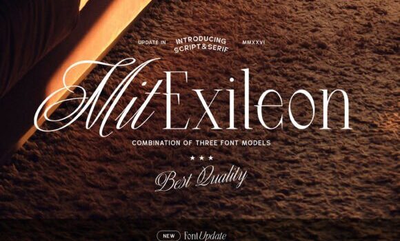 Mit Exileon Font - Featured Image
