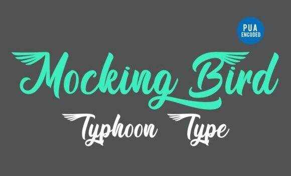 Mocking Bird Font - Featured Image