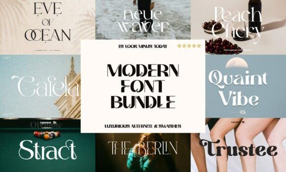 Modern Bundles  Font - Featured Image