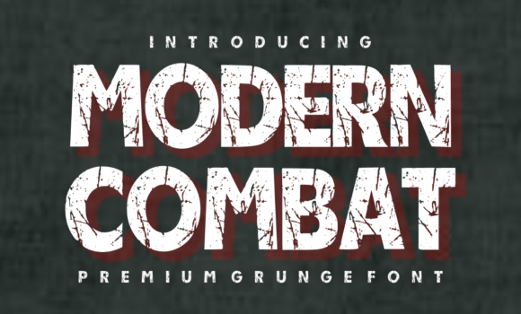 Modern Combat Font - Featured Image