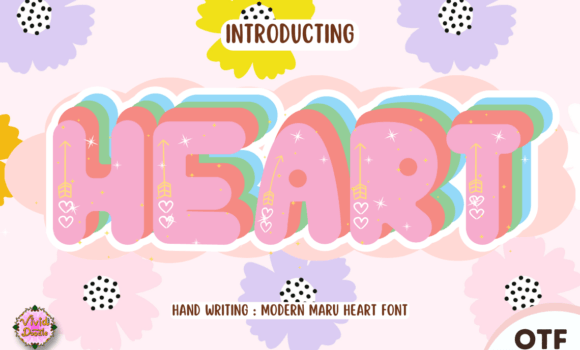 Modern Maru Heart Font - Featured Image