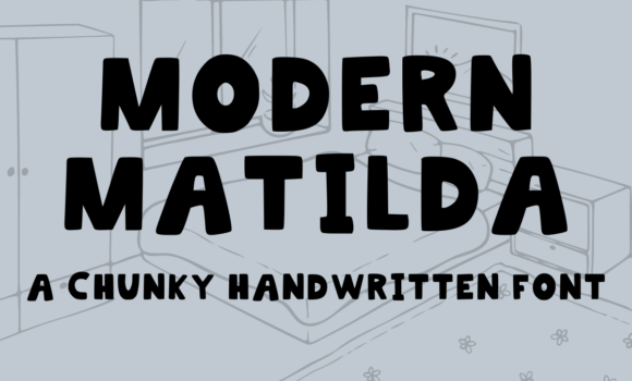 Modern Matilda Font - Featured Image