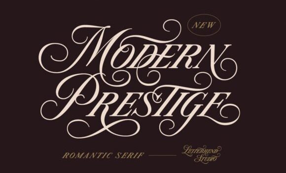 Modern Prestige Font - Featured Image