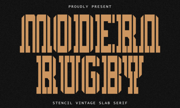 Modern Rugby Font - Featured Image