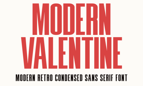 Modern Valentine Font - Featured Image