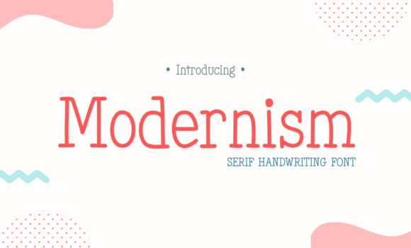 Modernism Font - Featured Image