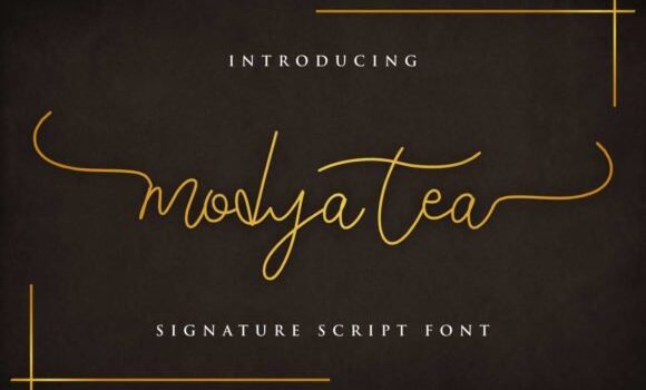 Modya Tea Font Fonts Free Download Modya Tea Font - Featured Image
