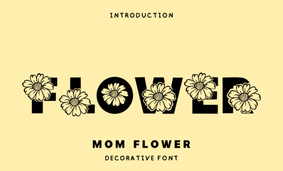 Mom Flower Font - Featured Image