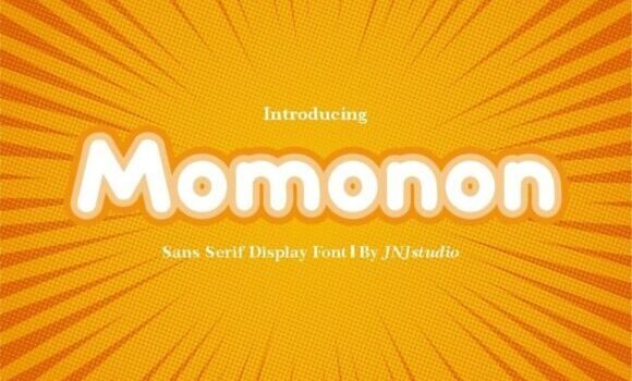 Momonon Font - Featured Image