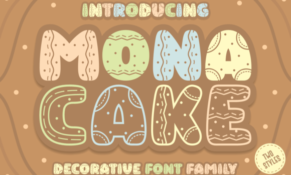 Mona Cake Font - Featured Image