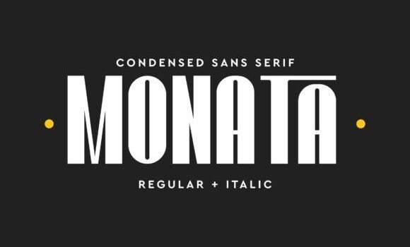 Monata Font Fonts Free Download Monata Font - Featured Image