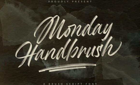 Monday Handbrush Font - Featured Image