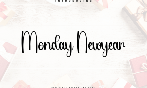 Monday Newyear Font - Featured Image