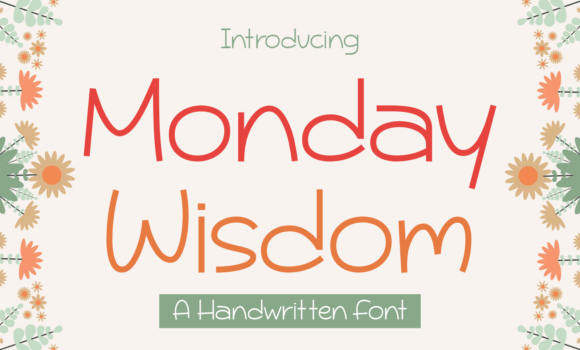 Monday Wisdom Font - Featured Image