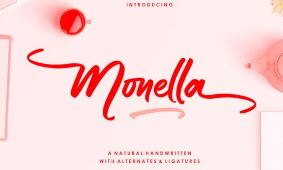Monella Font Fonts Free Download Monella Font - Featured Image