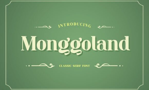 Monggoland Font - Featured Image