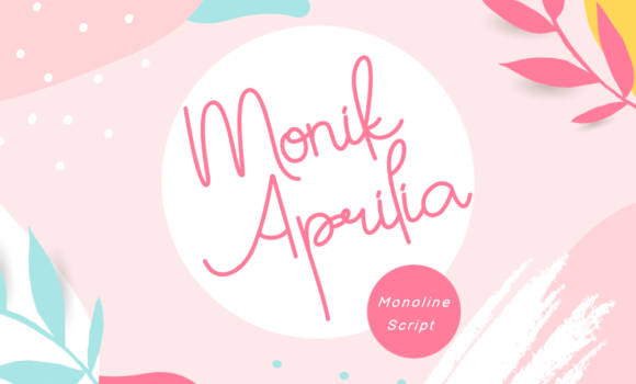 Monik Aprilia Font - Featured Image