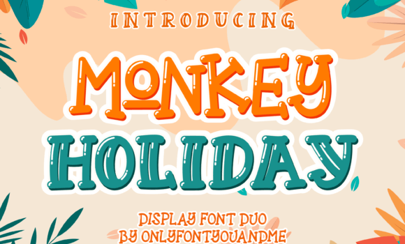 Monkey Holiday Duo Font Fonts Free Download Monkey Holiday Duo Font - Featured Image