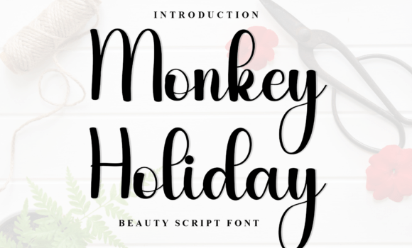 Monkey Holiday Font Fonts Free Download