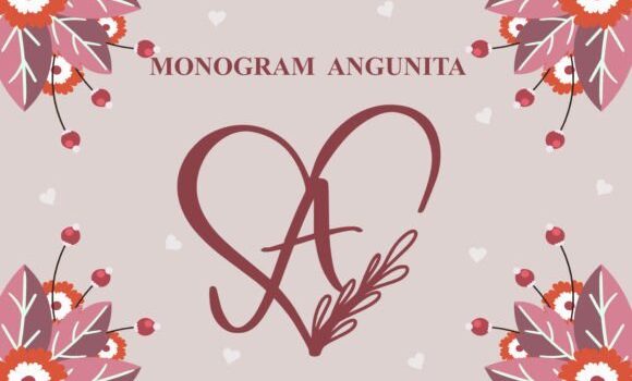 Monogram Angunita Font - Featured Image