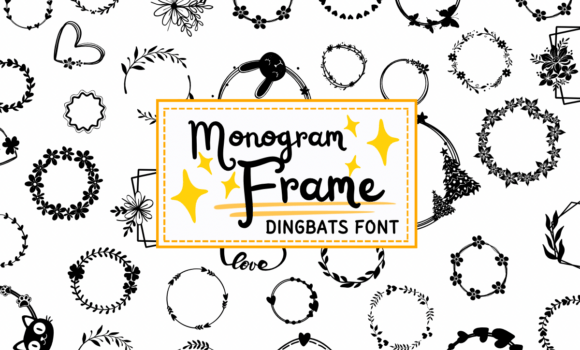 Monogram Frame Font - Featured Image