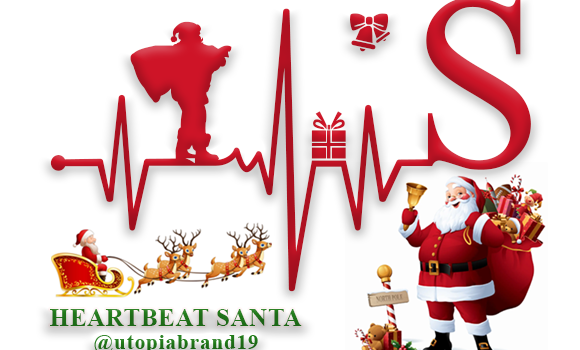 Monogram Heartbeat Santa Font - Featured Image