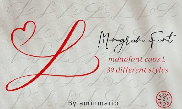 Monogram L | Monofont Caps L Font - Featured Image