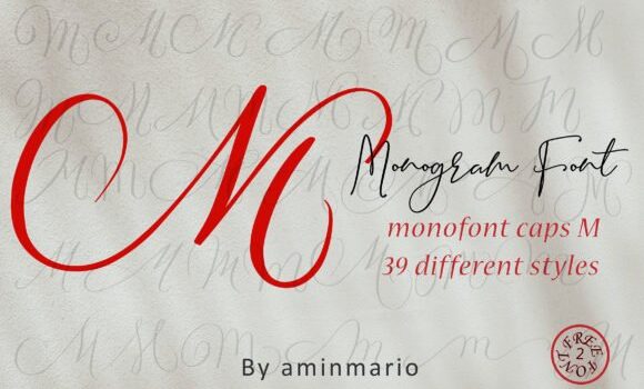 Monogram M | Monofont Caps M Font - Featured Image