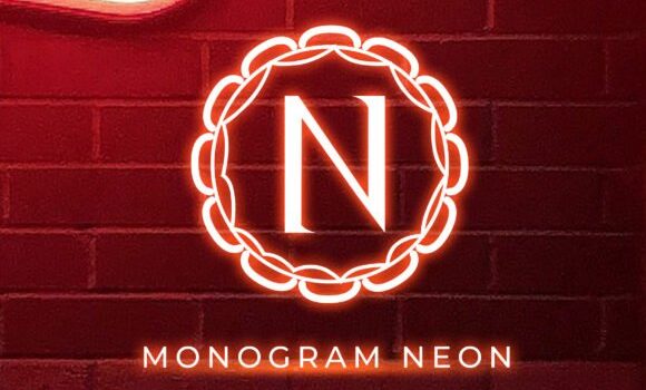 Monogram Neon Font - Featured Image