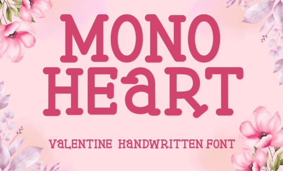 Monoheart Font - Featured Image