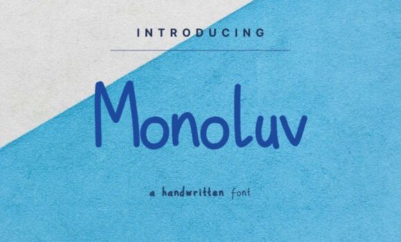 Monoluv Font - Featured Image