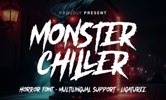 Monster Chiller Font - Featured Image