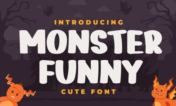 Monster Funny Font - Featured Image