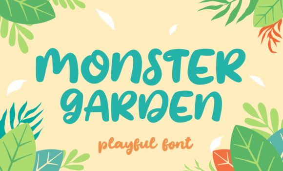 Monster Garden Font Fonts Free Download Monster Garden Font - Featured Image