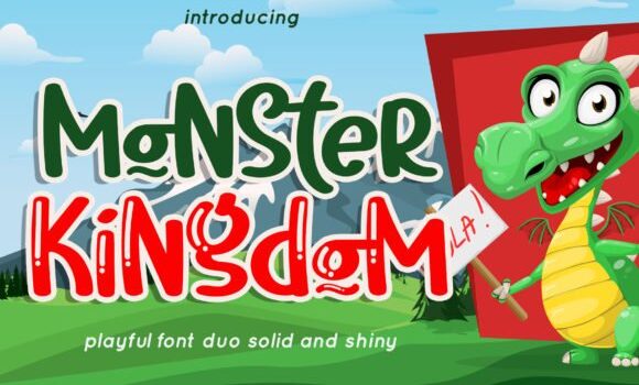 Monster Kingdom Font - Featured Image