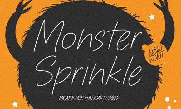 Monster Sprinkle Font - Featured Image