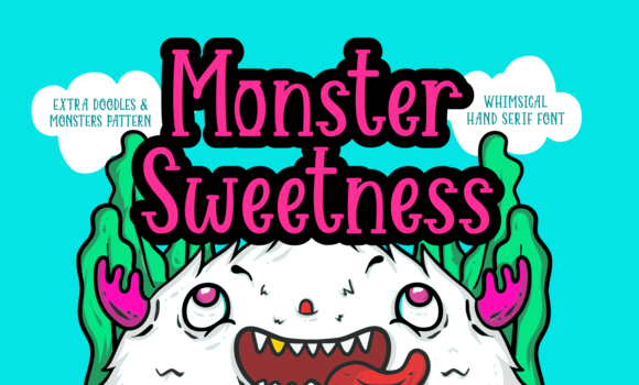 Monster Sweetness Font - Featured Image