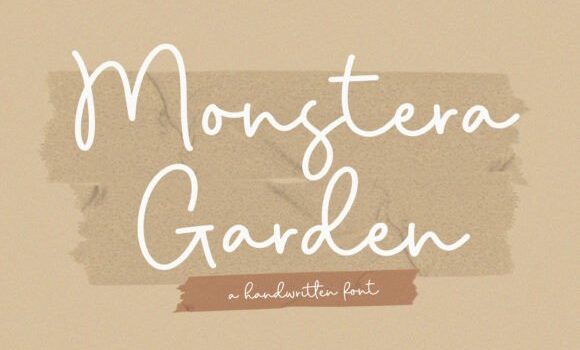 Monstera Garden Font Fonts Free Download Monstera Garden Font - Featured Image