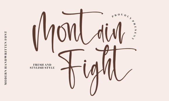Montain Fight Font Fonts Free Download Montain Fight Font - Featured Image