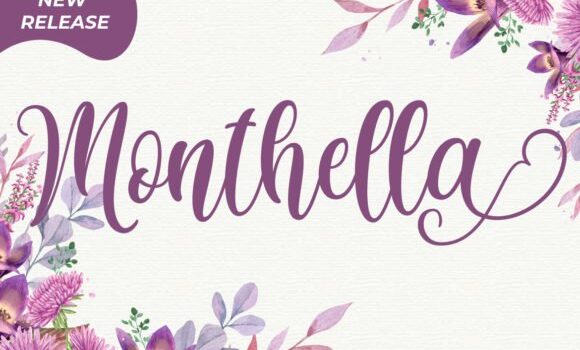 Monthella Font Fonts Free Download Monthella Font - Featured Image