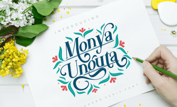 Monya Unguta Font - Featured Image