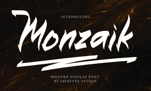 Monzaik Font - Featured Image