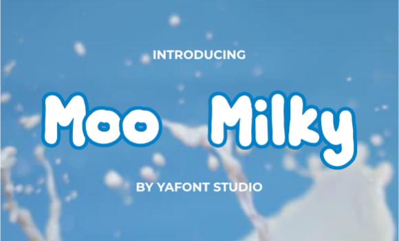 Moo Milky Font - Featured Image