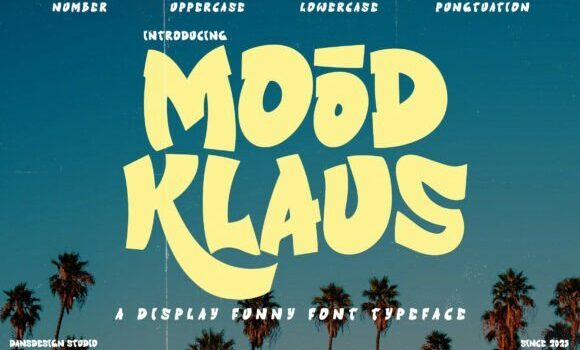 Mood Klaus Font - Featured Image
