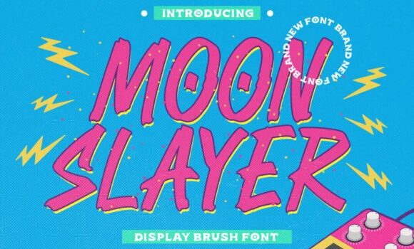 Moon Slayer Font Fonts Free Download Moon Slayer Font - Featured Image