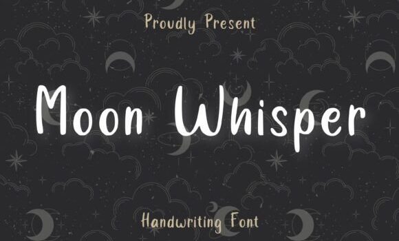 Moon Whisper Font - Featured Image